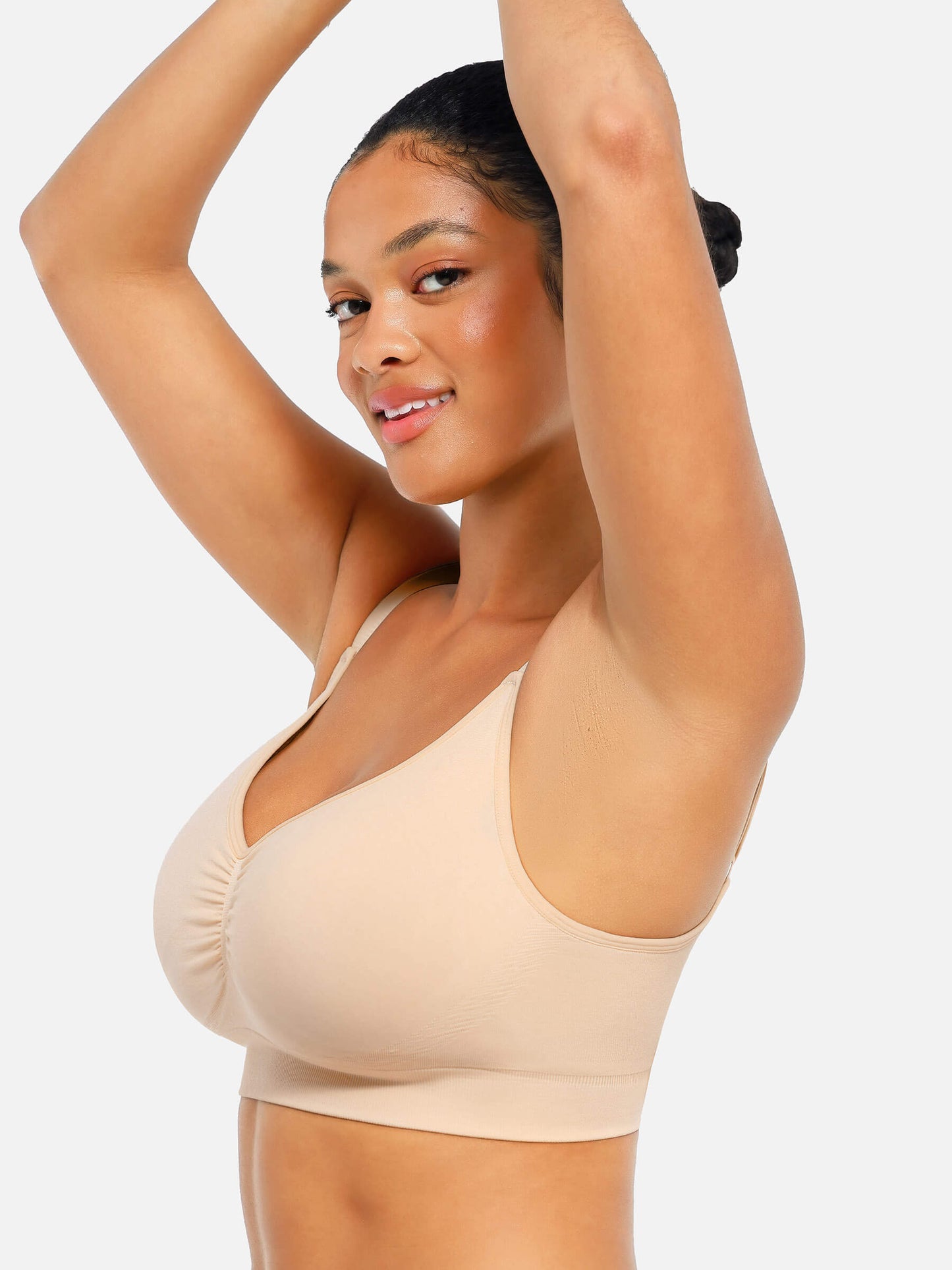 Seamless Luxe Comfort Bra - With Pads & Back Closure