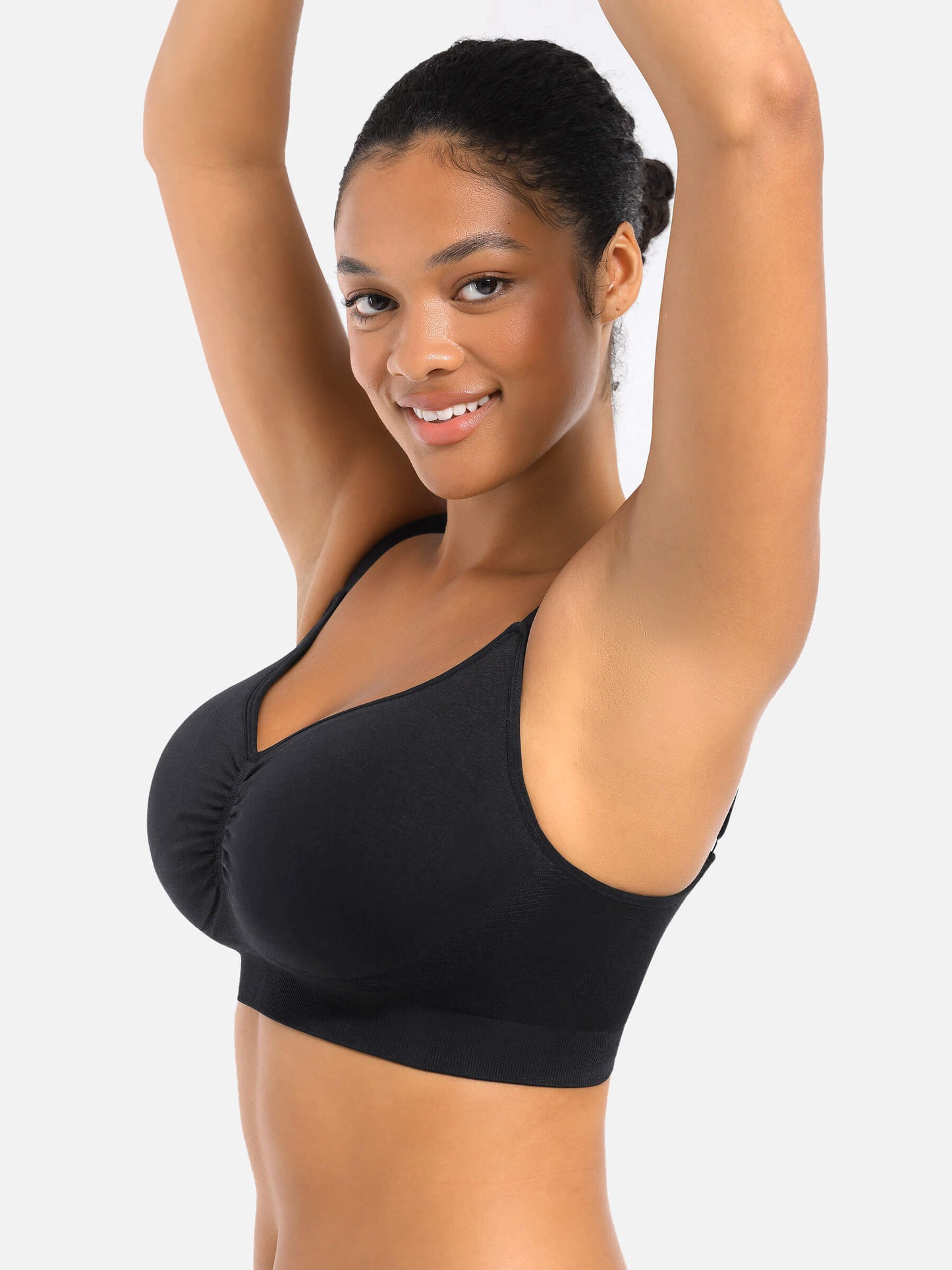 Seamless Luxe Comfort Bra - With Pads & Back Closure