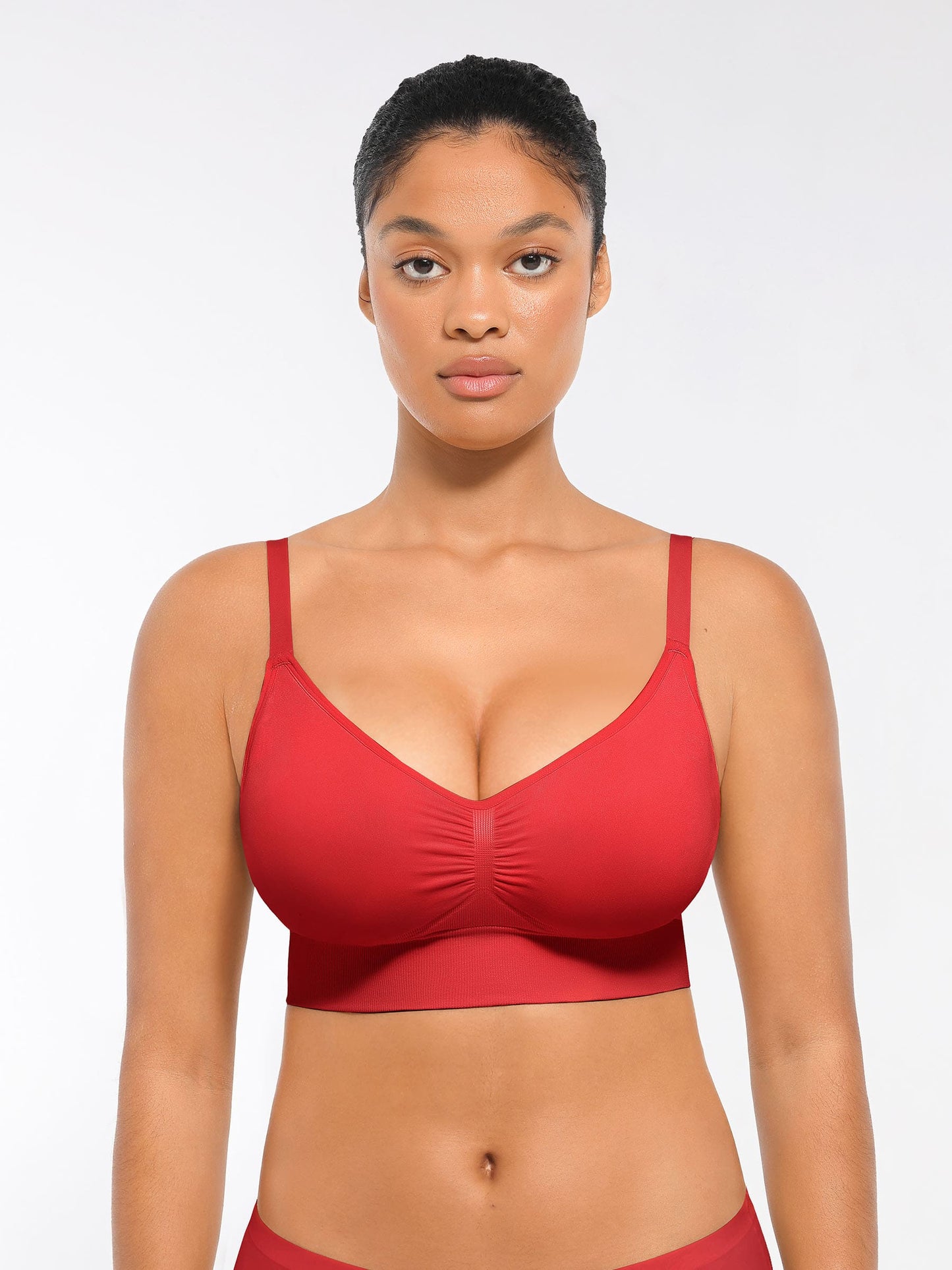 Seamless Luxe Comfort Bra - With Pads & Back Closure