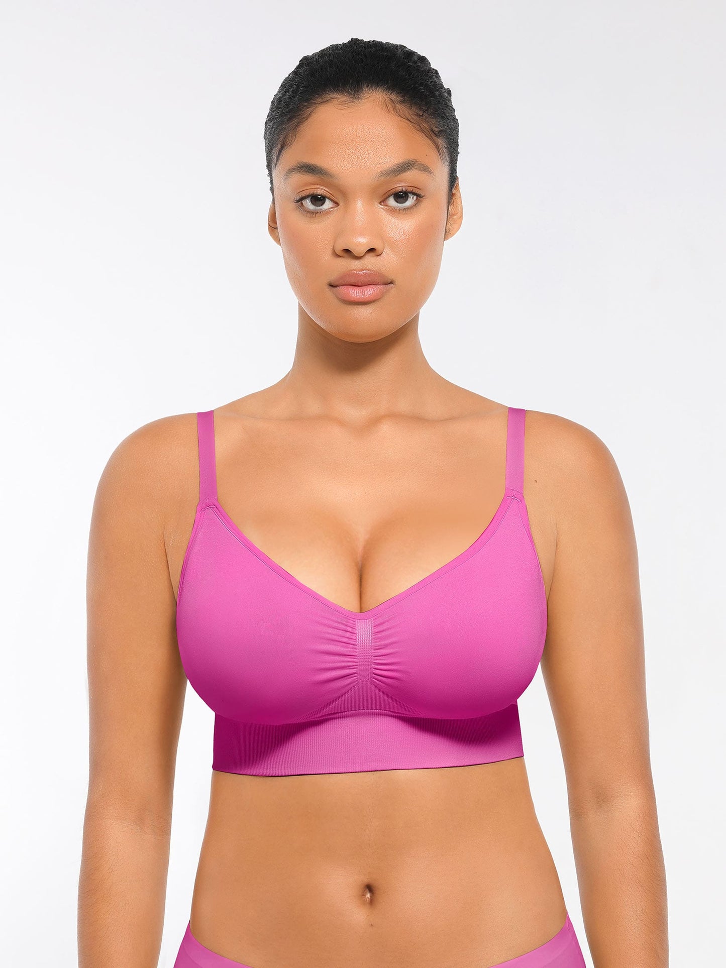 Seamless Luxe Comfort Bra - With Pads & Back Closure