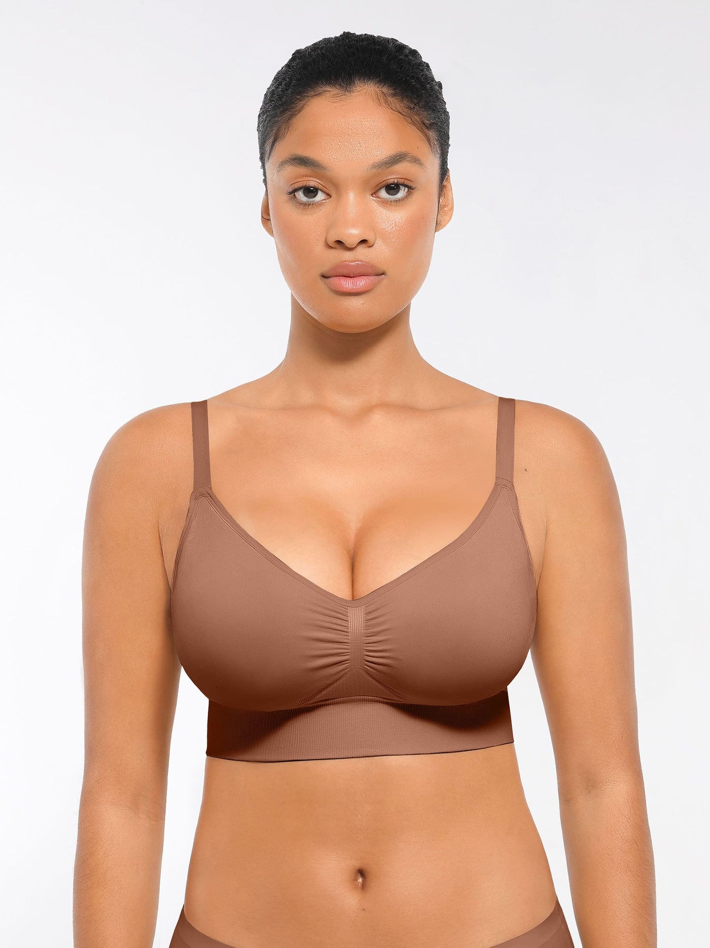 Seamless Luxe Comfort Bra - With Pads & Back Closure
