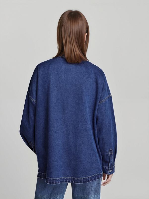 Women's Denim Button-Front Jacket