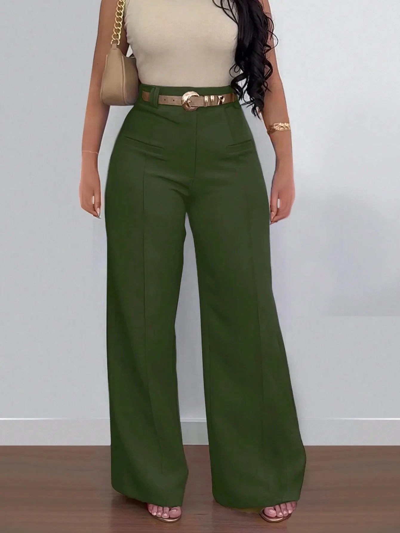 Casual Solid Color Women's Long Pants