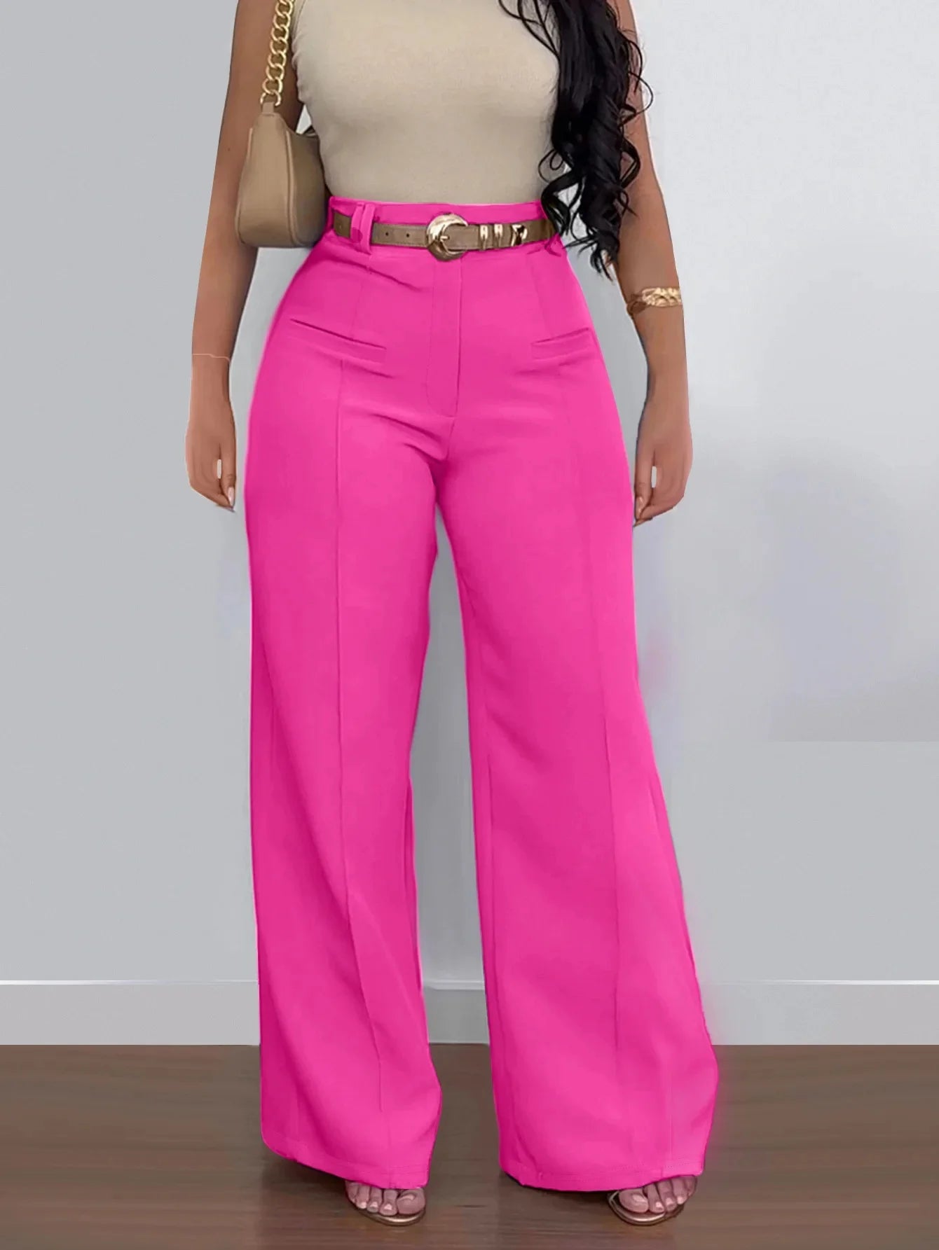 Casual Solid Color Women's Long Pants