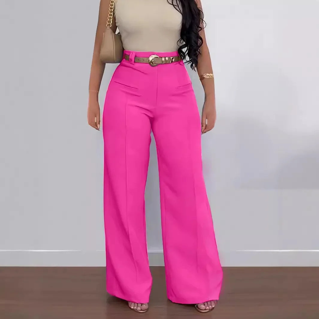 Casual Solid Color Women's Long Pants