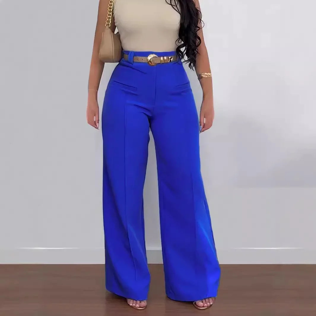 Casual Solid Color Women's Long Pants