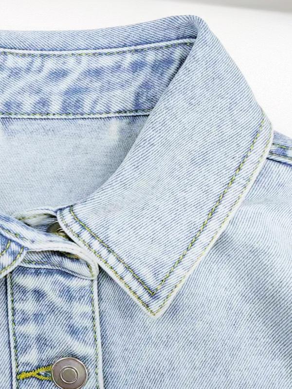 Women's Denim Button-Front Jacket
