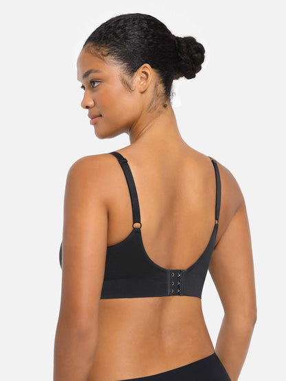 Seamless Luxe Comfort Bra - With Pads & Back Closure