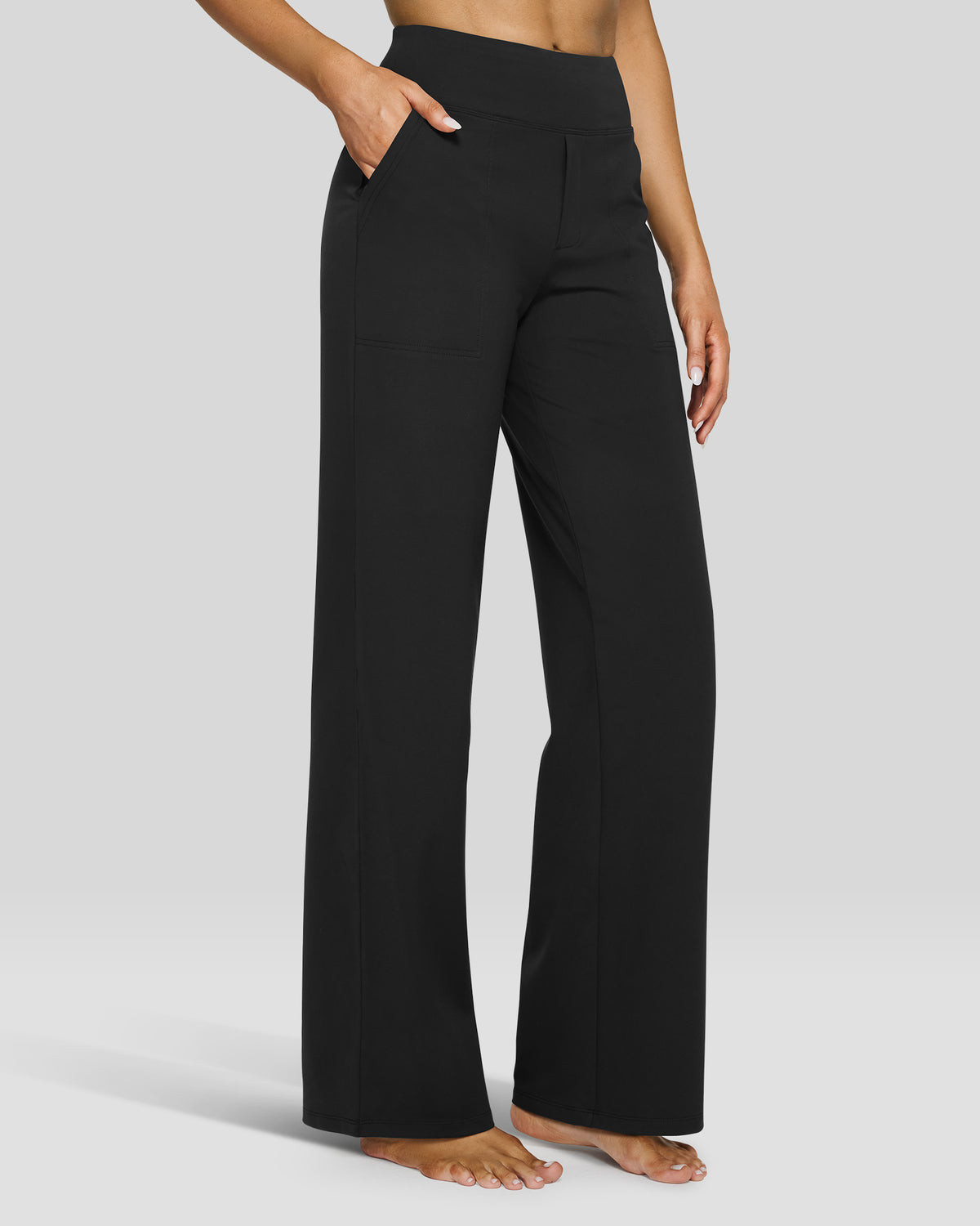 Loose High-Waist Business Casual Pants 31''