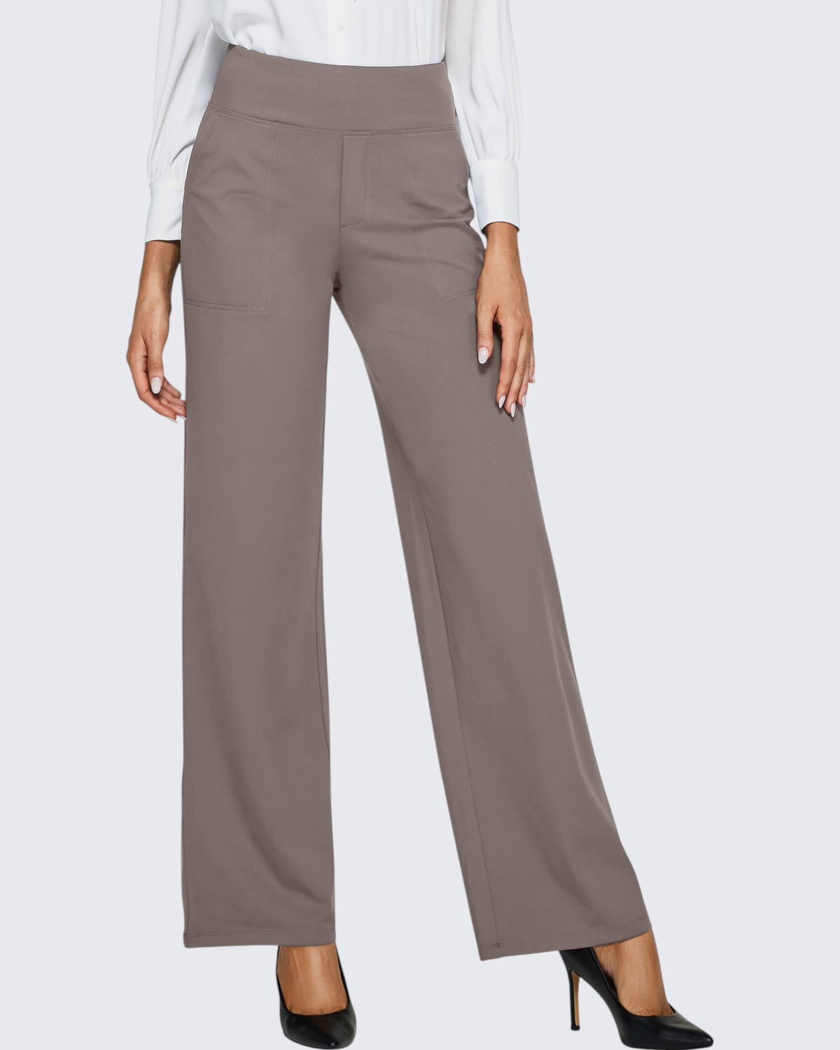 Loose High-Waist Business Casual Pants 31''