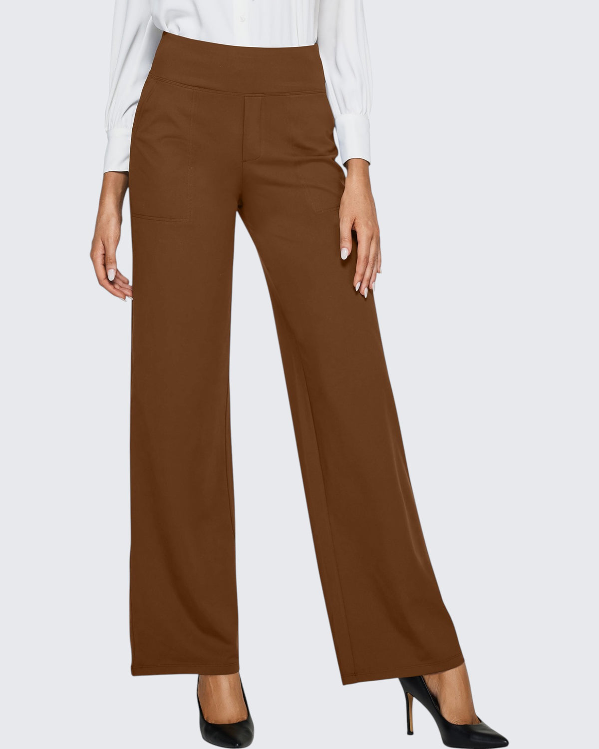 Loose High-Waist Business Casual Pants 31''