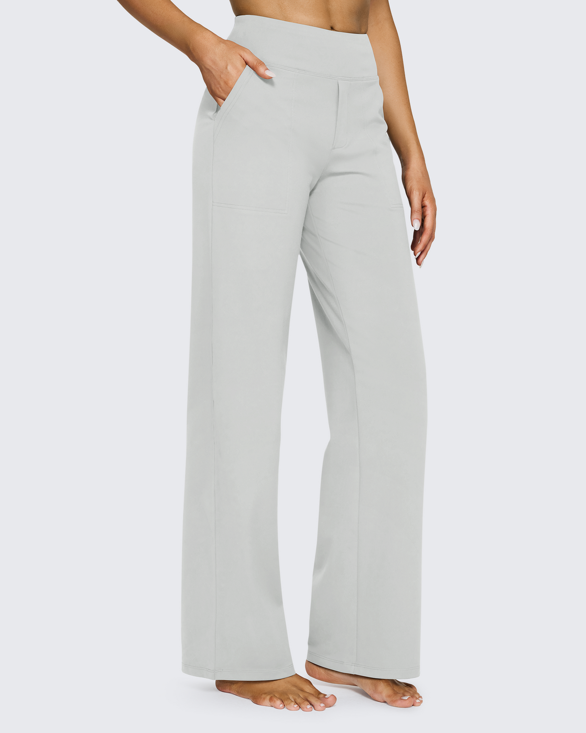 Loose High-Waist Business Casual Pants 31''
