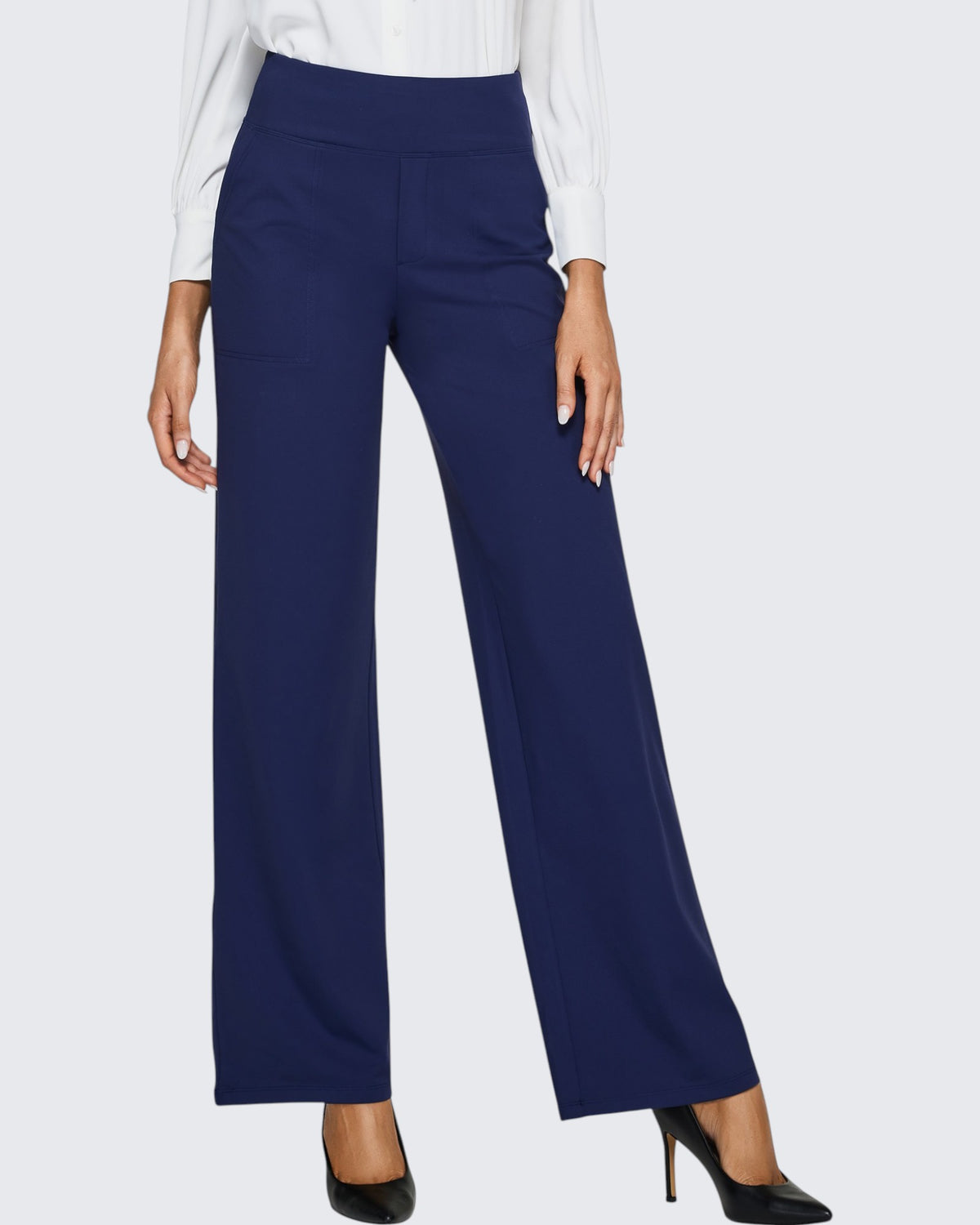 Loose High-Waist Business Casual Pants 31''