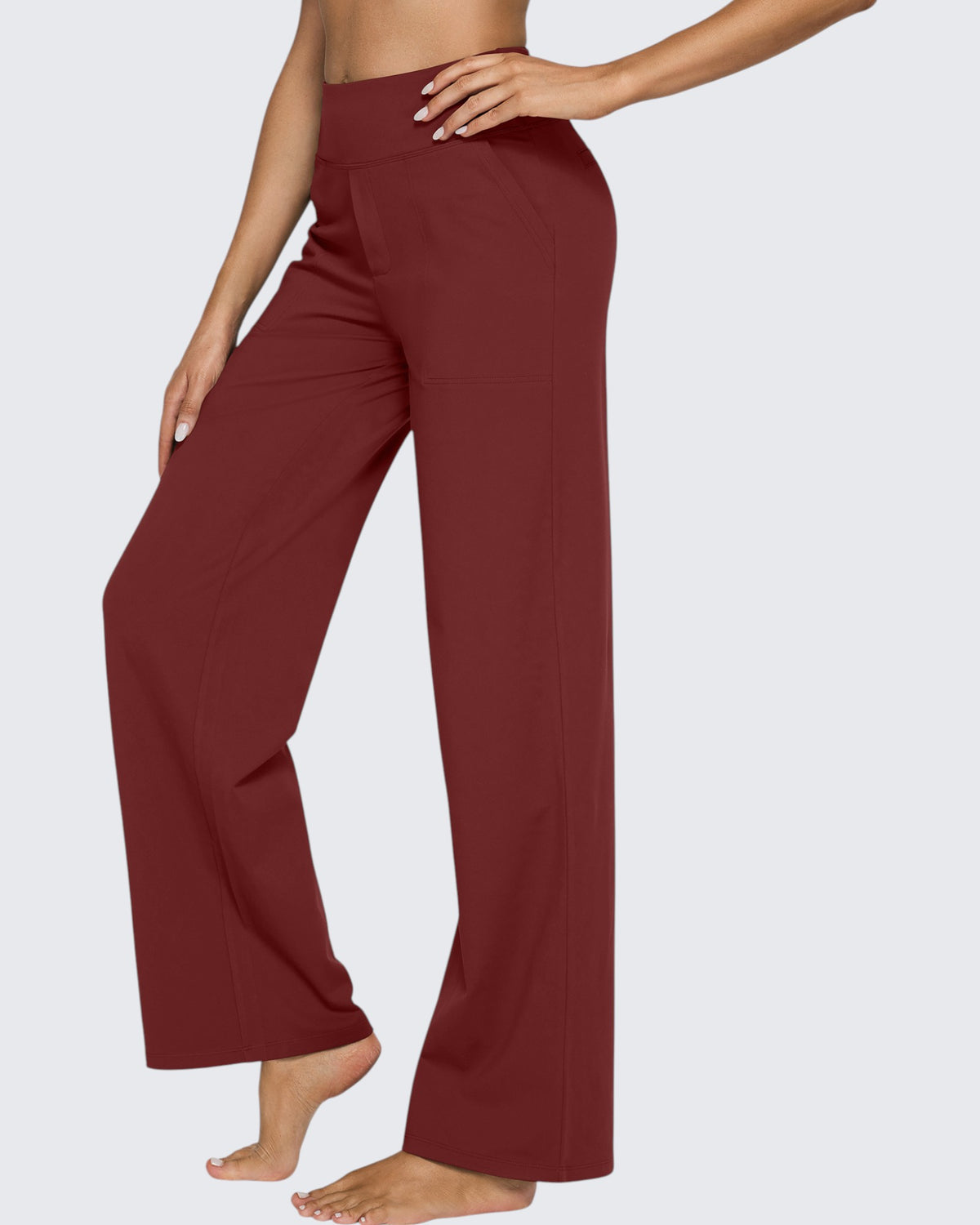 Loose High-Waist Business Casual Pants 31''