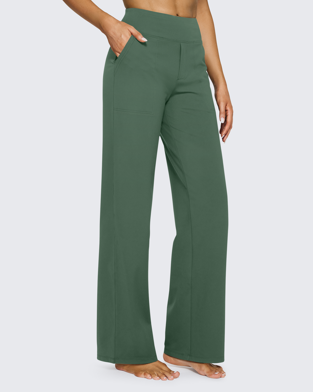Loose High-Waist Business Casual Pants 31''