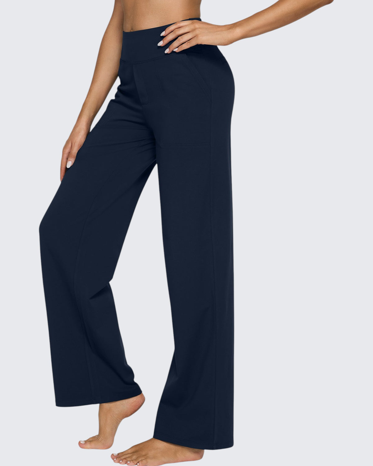 Loose High-Waist Business Casual Pants 31''