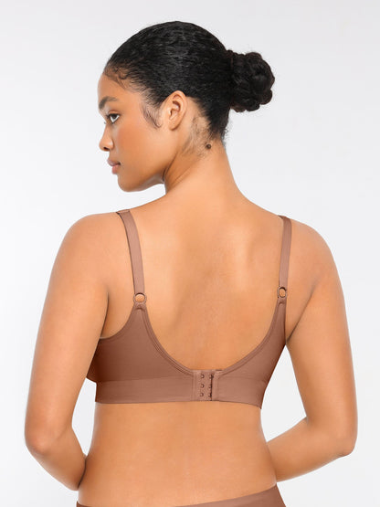Seamless Luxe Comfort Bra - With Pads & Back Closure