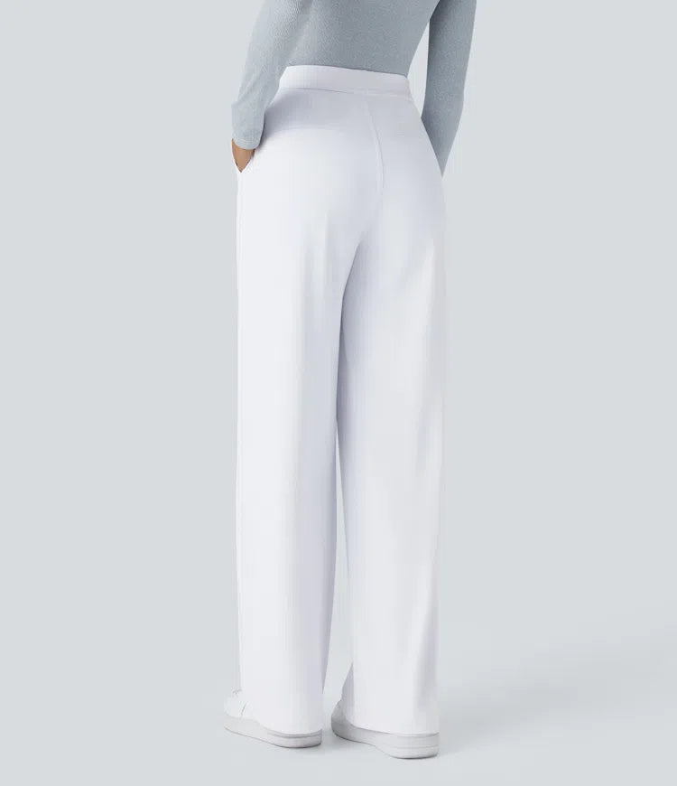 High Waisted Pocket Straight Leg Work Pants | Tall