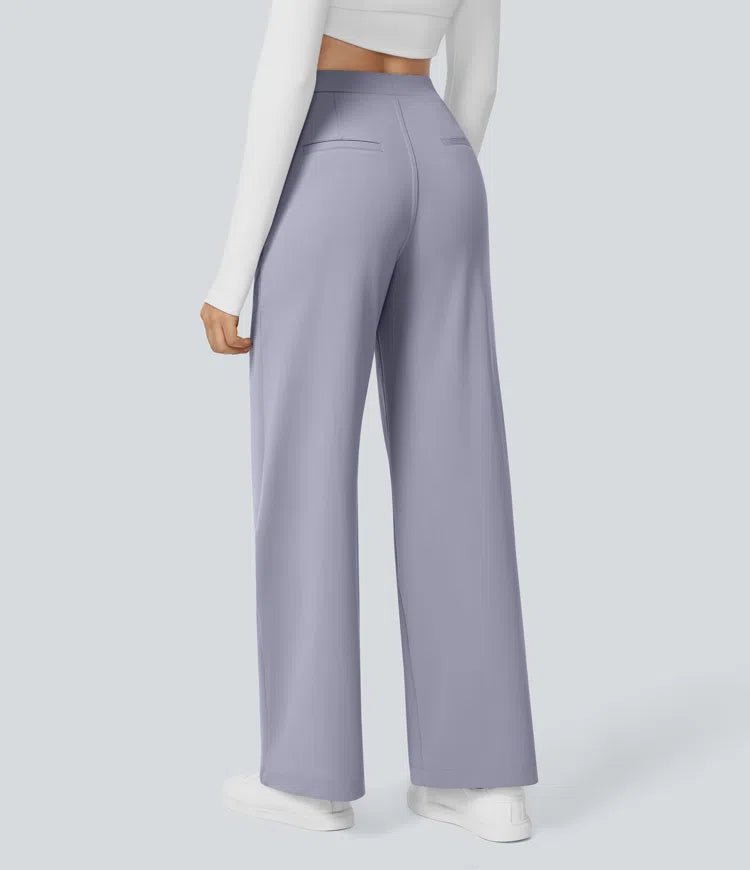 High Waisted Pocket Straight Leg Work Pants | Tall