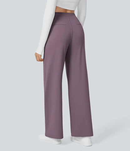 High Waisted Pocket Straight Leg Work Pants | Tall