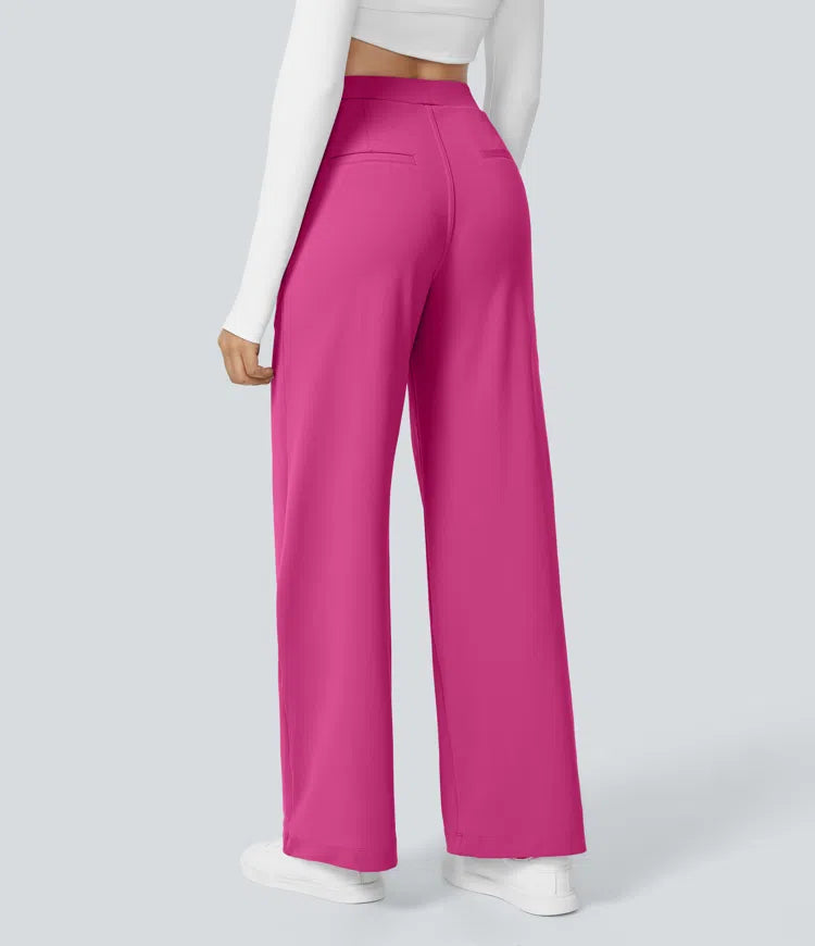 High Waisted Pocket Straight Leg Work Pants | Tall