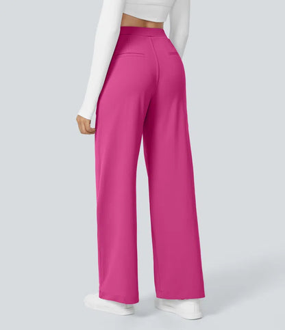 High Waisted Pocket Straight Leg Work Pants | Tall