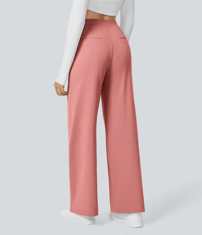 High Waisted Pocket Straight Leg Work Pants | Tall