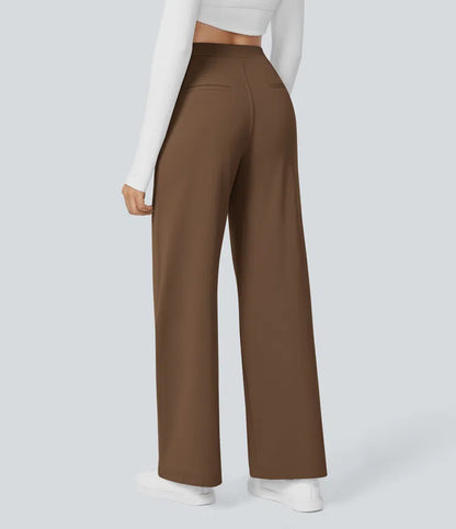 High Waisted Pocket Straight Leg Work Pants | Tall
