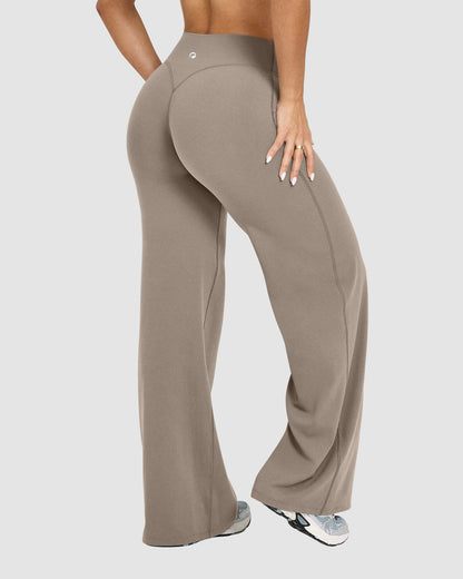 Women's Casual Pants - High-waisted