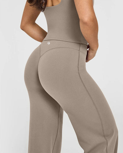 Women's Casual Pants - High-waisted