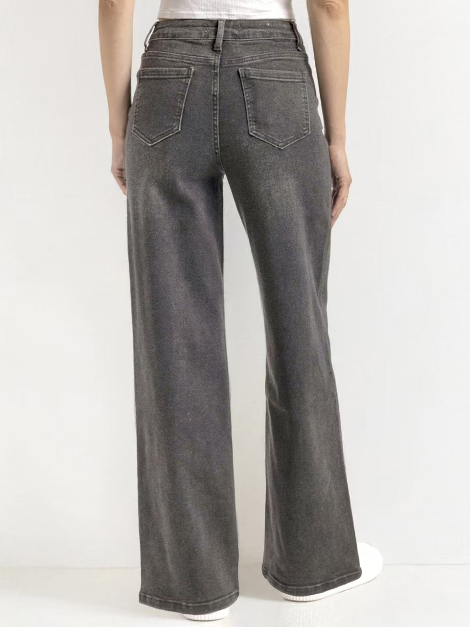 Casual Mid-Rise Denim Multi-Pocket Stretchy Jeans