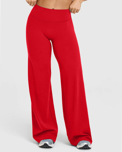 Women's Casual Pants - High-waisted