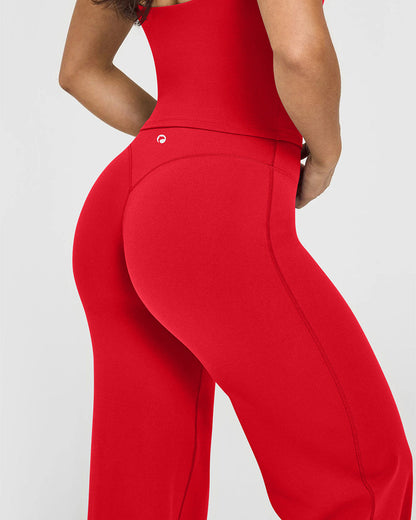 Women's Casual Pants - High-waisted