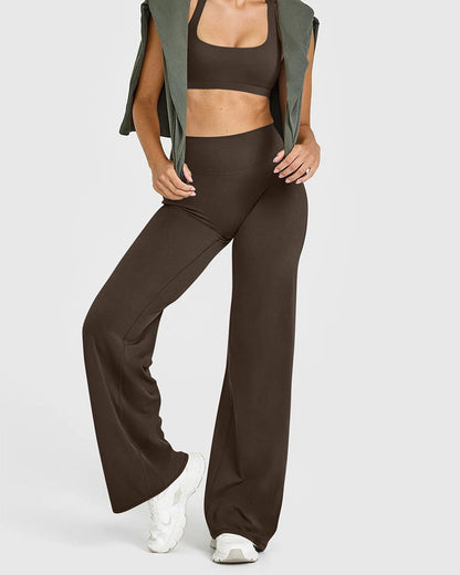 Women's Casual Pants - High-waisted