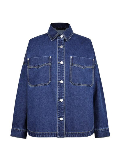 Women's Denim Button-Front Jacket