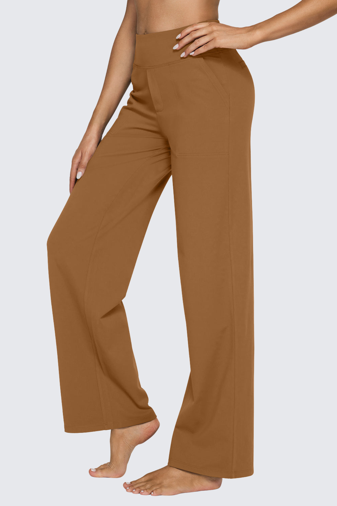 Loose High-Waist Business Casual Pants 31''