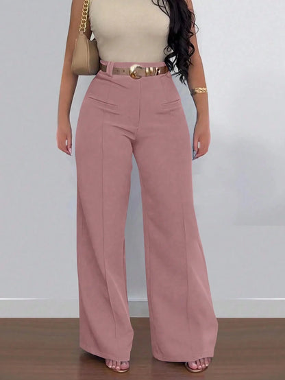 Casual Solid Color Women's Long Pants