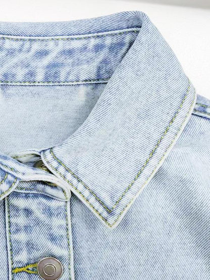 Women's Denim Button-Front Jacket