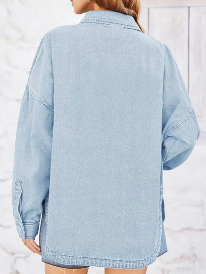 Women's Denim Button-Front Jacket